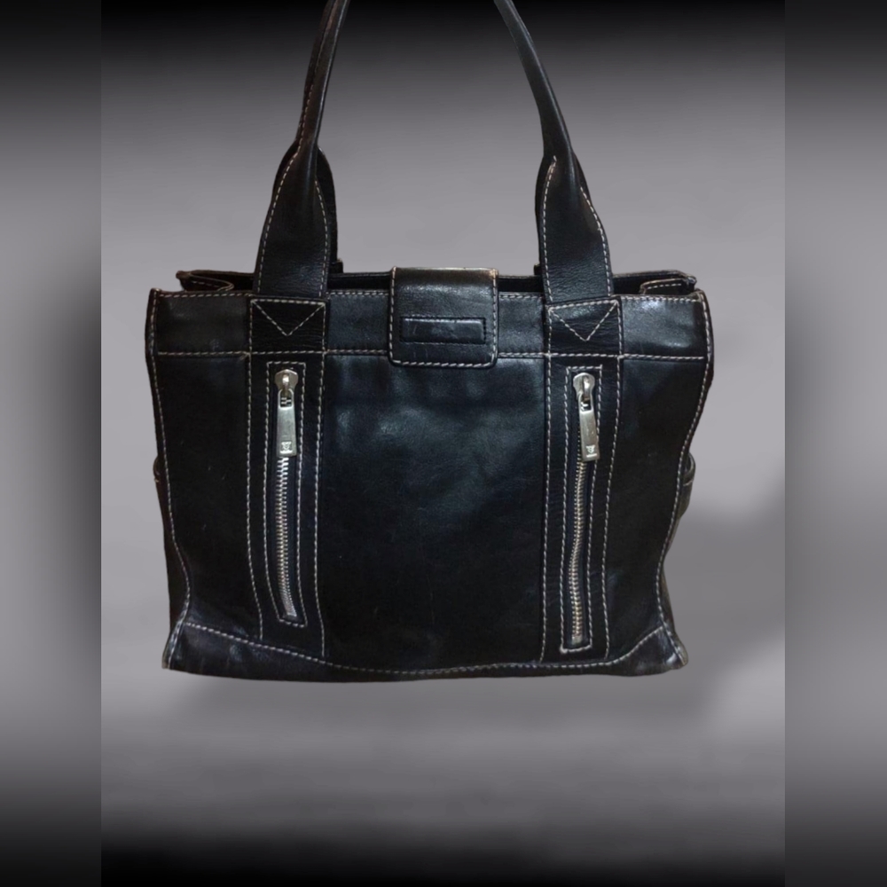 Michael Kors Black Leather Shoulder Bag